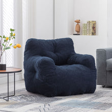 Load image into Gallery viewer, Soft Teddy Fabric Tufted Foam Bean Bag Chair With Teddy Fabric