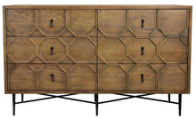 Load image into Gallery viewer, 60" Solid Wood Six Drawer Double Dresser - Natural