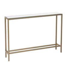 Load image into Gallery viewer, 36" Mirrored Glass Console Table - Silver / Gold
