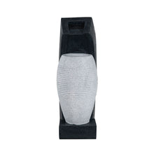 Load image into Gallery viewer, Water Fountain With Vase Design, With Light And Pump, For Indoor And Outdoor - Black / White