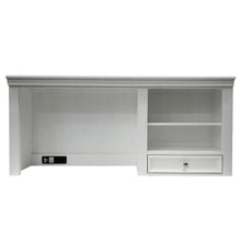 Load image into Gallery viewer, Computer Hutch With Shelf Drawer - White