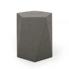 Load image into Gallery viewer, Side Table With Geometric Design