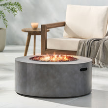 Load image into Gallery viewer, Round Iron Fire Pit With 40,000 Btu