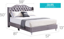 Load image into Gallery viewer, Upholstered Bed Transitional
