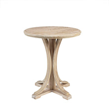 Load image into Gallery viewer, Accent Table Round Rustic Ash Veneer Reclaimed Wheat - Natural