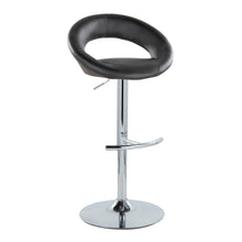 Load image into Gallery viewer, Posh - Contemporary Adjustable Barstool With Swivel With Rounded T Footrest (Set of 2)
