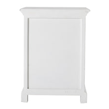 Load image into Gallery viewer, One Drawer Solid Wood Nightstand - Distressed White