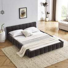 Load image into Gallery viewer, Modern Platform Bed Frame With Thick Fabric
