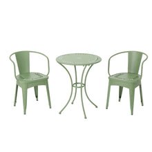 Load image into Gallery viewer, Ambrosia - 3 Piece Bistro Set With Leaf Motifs Top And Seat