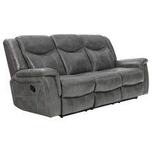 Load image into Gallery viewer, Hudson - Motion Sofa Pillow Top Arms Reclining Comfort - Gray