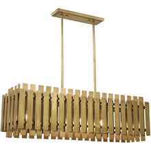 Load image into Gallery viewer, 19'' Five-Light Dimmable Chandelier With Shades - Brass