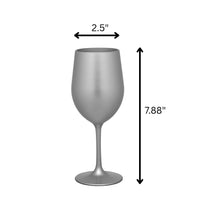 Load image into Gallery viewer, Leadingware Metallic Plastic Wine Glasses (Set of 4)