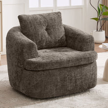 Load image into Gallery viewer, Modern Swivel Barrel Chair With Dual-Layer Cushion