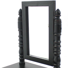 Load image into Gallery viewer, 20" Framed Freestanding Makeup Shaving Tabletop Mirror - Black