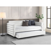 Load image into Gallery viewer, Fandango - Upholstered Twin Day Bed With Trundle - White