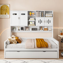 Load image into Gallery viewer, Daybed With All-In-One Cabinet And Shelf