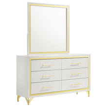 Load image into Gallery viewer, Malcolm - 6 Drawer Dresser With Mirror - White