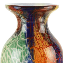 Load image into Gallery viewer, Urn Murano Table Vase - Blue / Green / Orange