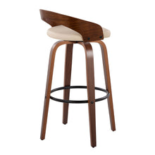 Load image into Gallery viewer, Grotto - Mid Century Modern Fixed Height Barstool & Swivel With Round Footrest (Set of 2)