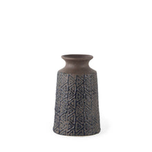 Load image into Gallery viewer, Abstract Cylinder Table Vase (397489) - Brown