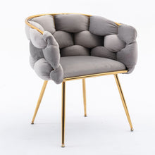Load image into Gallery viewer, Luxury Modern Simple Leisure Single Sofa Chair Bedroom Lazy Person Household Dresser Stool Manicure Table Back Chair