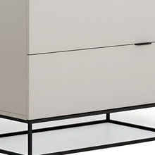 Load image into Gallery viewer, Manufactured Wood Three Drawer Chest - Gray