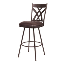 Load image into Gallery viewer, 43" Iron Counter Height Bar Chair - Brown