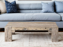 Load image into Gallery viewer, Rectangular Distressed Coffee Table - Natural