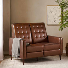 Load image into Gallery viewer, Manville - Contemporary Tufted Loveseat Pushback Recliner
