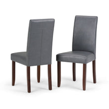 Load image into Gallery viewer, Wood Dining Parsons Chairs (Set of 2) - Brown / Gray