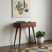 Load image into Gallery viewer, Solid Wood Solid Console Table With Two Drawers (719163) - Brown