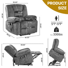 Load image into Gallery viewer, Power Lift Recliner Chair Sofa With Massage
