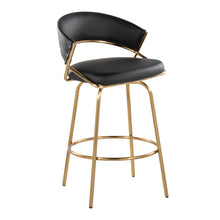 Load image into Gallery viewer, Jie - Glam Fixed Height Counter Stool (Set of 2)