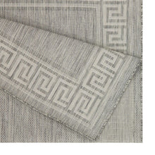Load image into Gallery viewer, Sunshine - 5'3" X 7'3" Indoor, Outdoor, Area Rug Polypropylene - Silver