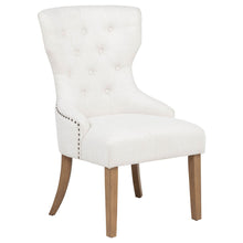 Load image into Gallery viewer, Tufted Dining Chair With Button Tufting And Nailhead Trim