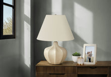 Load image into Gallery viewer, Resin Transitional Lighting, Table Lamp - Cream