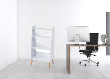 Load image into Gallery viewer, Four Tier Etagere Bookcase (490165) - White
