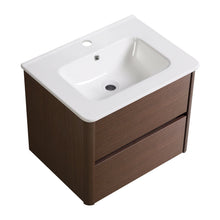 Load image into Gallery viewer, Wall Mounted Floating Bathroom Vanity With Sink And Cabinet