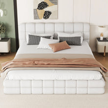 Load image into Gallery viewer, Upholstered Platform Bed With Headboard