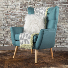 Load image into Gallery viewer, Club Chair With Rubberwood Legs