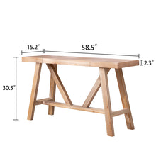Load image into Gallery viewer, A-Frame Console Table - Natural