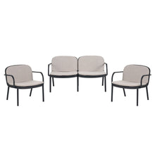 Load image into Gallery viewer, Luna - Outdoor Patio 3 Pieces Chat Set