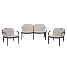 Load image into Gallery viewer, Luna - Outdoor Patio 3 Pieces Chat Set