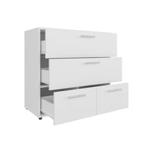 Load image into Gallery viewer, Three Drawer Double Dresser - White