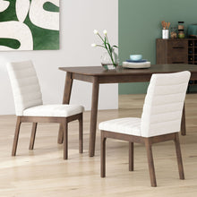 Load image into Gallery viewer, Upholstered Dining Chairs With Rubber Legs (Set of 2)