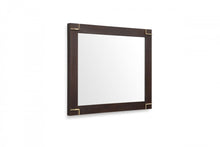 Load image into Gallery viewer, 33" Brown And Framed Accent Mirror - Gold