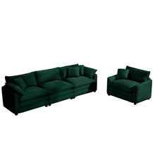Load image into Gallery viewer, Elegant Oversized Sectional Sofa Set With Deep Seats And Flexible Layout