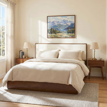 Load image into Gallery viewer, Bed With Upholstered Headboard