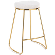 Load image into Gallery viewer, Jane - 26" Mid-Century Modern Luxury Upholstered Stool