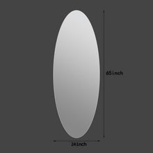 Load image into Gallery viewer, Modern Oval Full Length Wall Mirror
